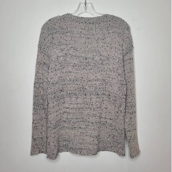 Tommy Bahama tan speckled boucle long sleeve sweater - XS - Picture 3 of 4